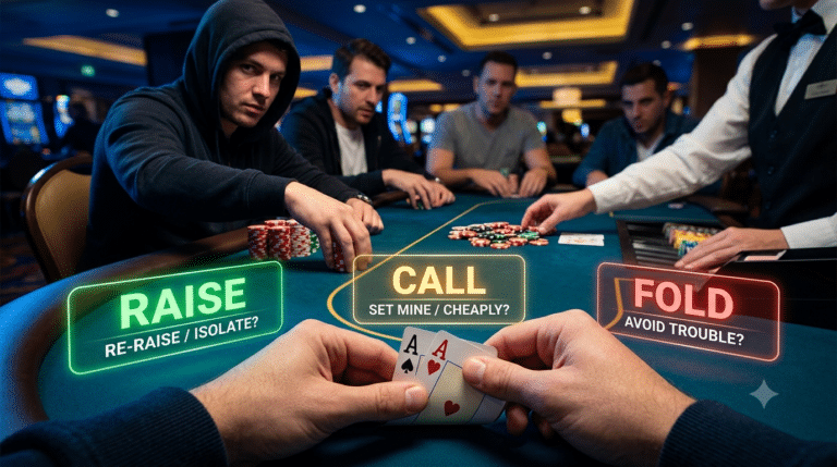 Someone’s Already in the Pot. Do You Raise, Fold, or Call?