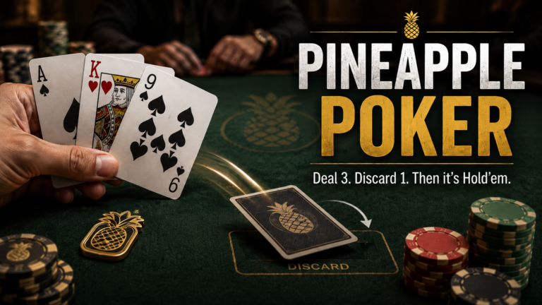 Three Cards, One Discard: Pineapple Explained